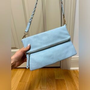 Anthropology vegan leather crossbody